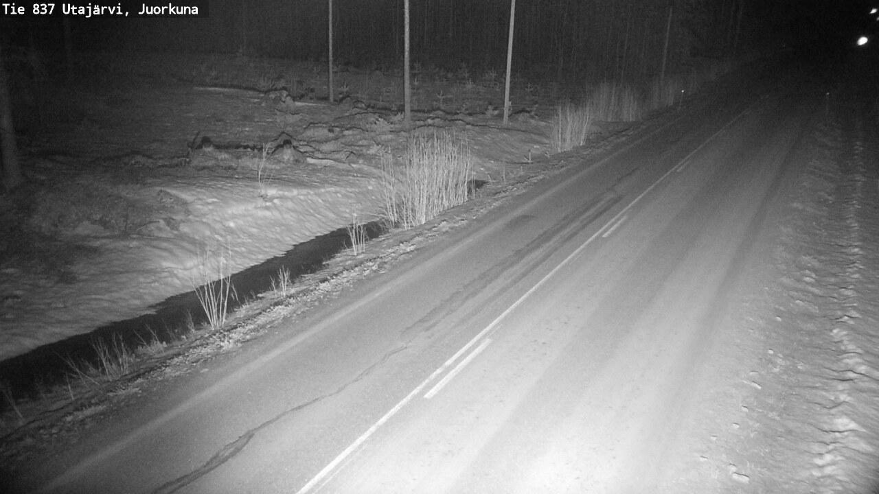 Kelikamerat Kuva Tie 837 Utajärvi, Juorkuna, Utajärvi, Pohjois-Pohjanmaa