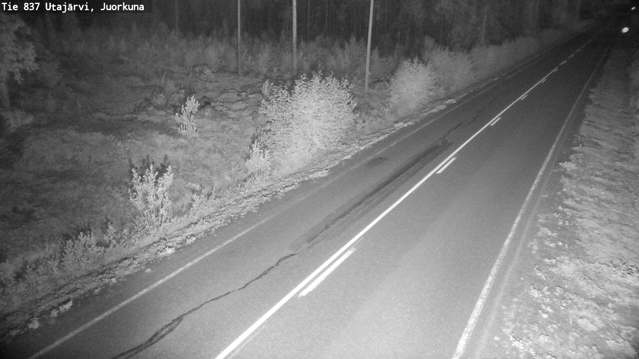 Kelikamerat Kuva Tie 837 Utajärvi, Juorkuna, Utajärvi, Pohjois-Pohjanmaa