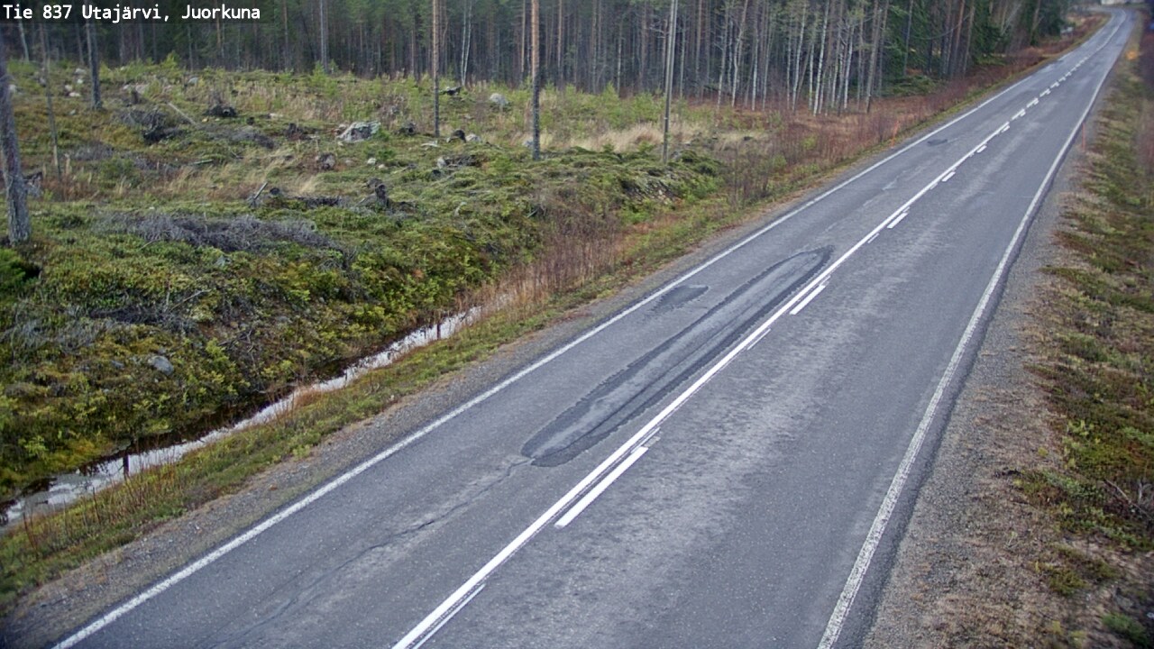 Kelikamerat Kuva Tie 837 Utajärvi, Juorkuna, Utajärvi, Pohjois-Pohjanmaa