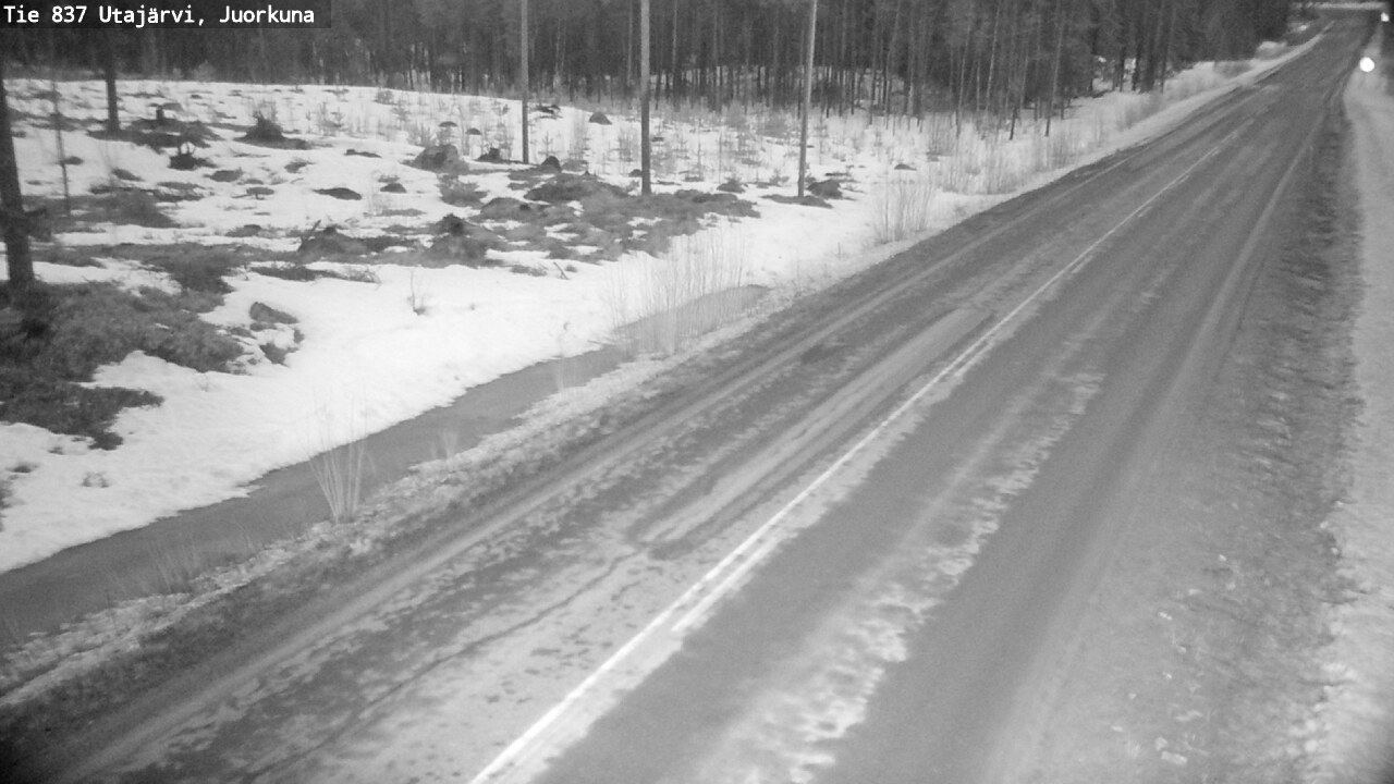 Kelikamerat Kuva Tie 837 Utajärvi, Juorkuna, Utajärvi, Pohjois-Pohjanmaa