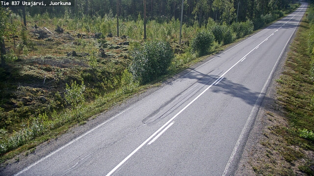 Kelikamerat Kuva Tie 837 Utajärvi, Juorkuna, Utajärvi, Pohjois-Pohjanmaa