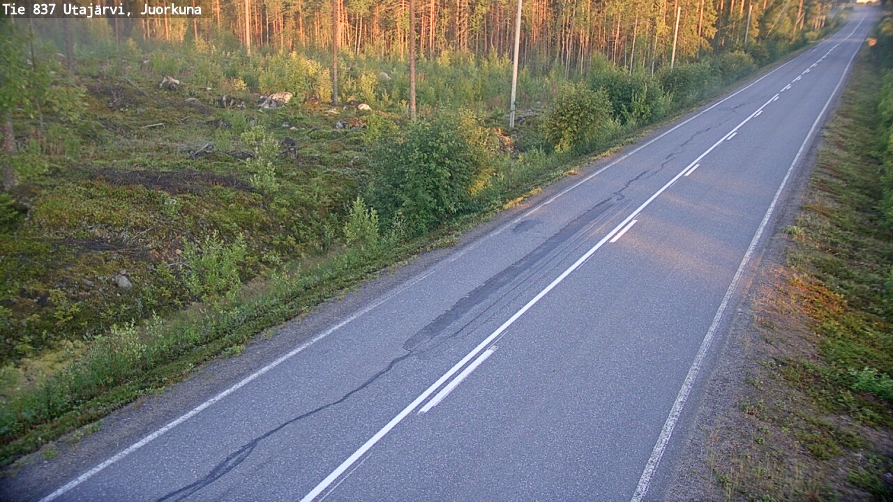 Kelikamerat Kuva Tie 837 Utajärvi, Juorkuna, Utajärvi, Pohjois-Pohjanmaa