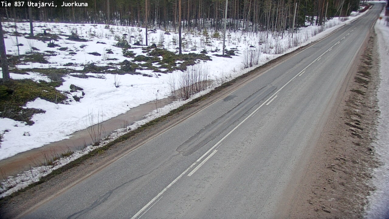 Kelikamerat Kuva Tie 837 Utajärvi, Juorkuna, Utajärvi, Pohjois-Pohjanmaa