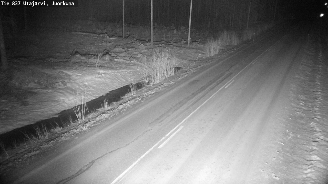 Kelikamerat Kuva Tie 837 Utajärvi, Juorkuna, Utajärvi, Pohjois-Pohjanmaa