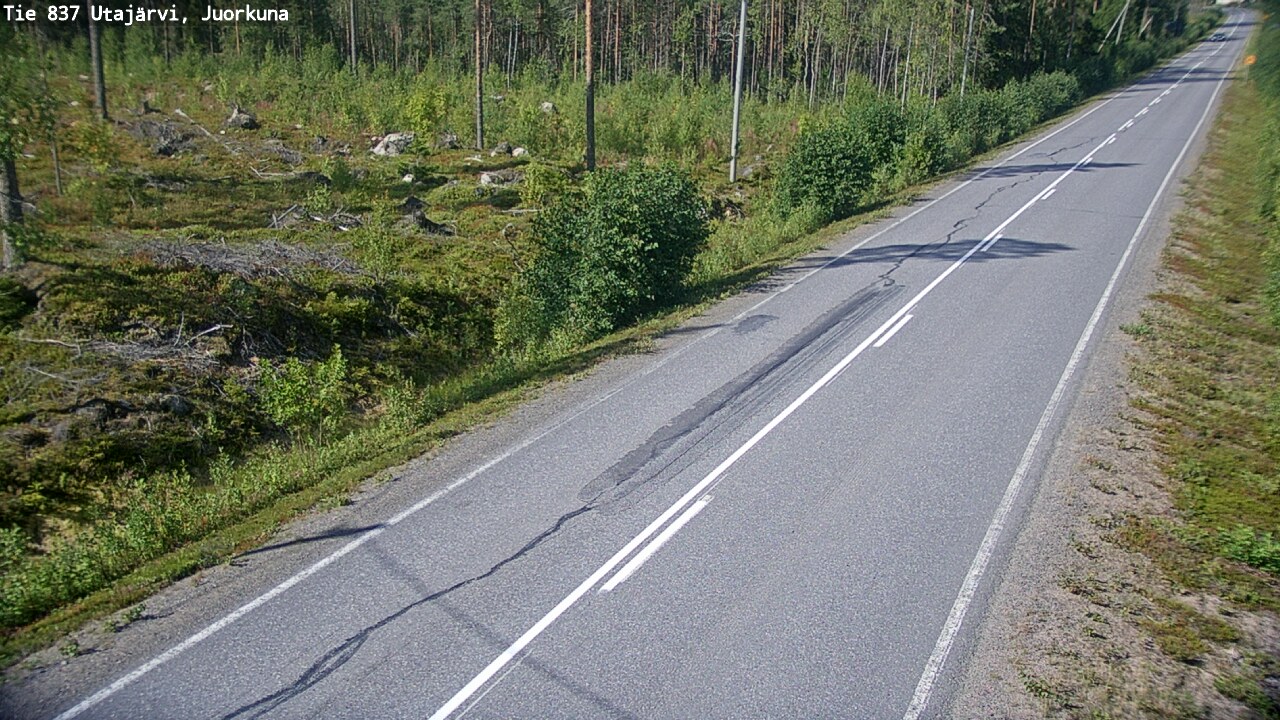 Kelikamerat Kuva Tie 837 Utajärvi, Juorkuna, Utajärvi, Pohjois-Pohjanmaa