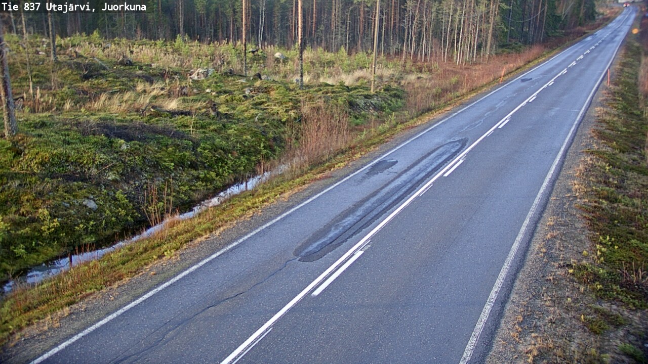Kelikamerat Kuva Tie 837 Utajärvi, Juorkuna, Utajärvi, Pohjois-Pohjanmaa