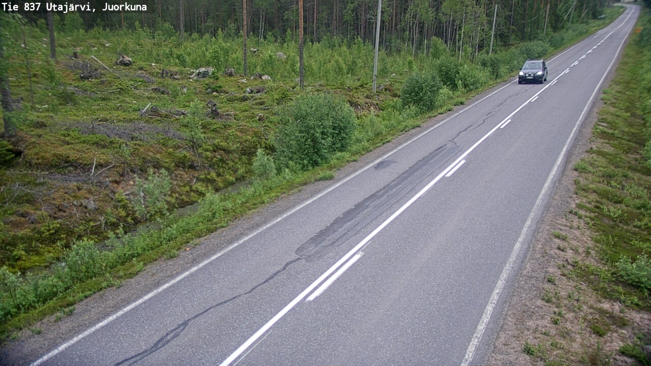 Kelikamerat Kuva Tie 837 Utajärvi, Juorkuna, Utajärvi, Pohjois-Pohjanmaa