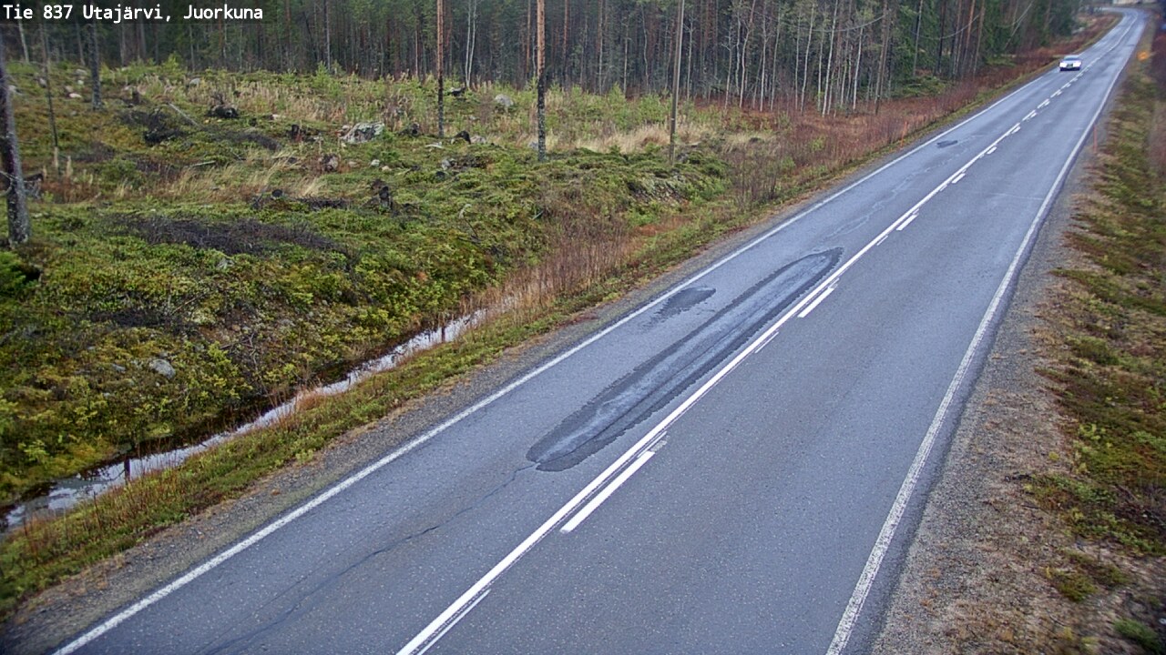 Kelikamerat Kuva Tie 837 Utajärvi, Juorkuna, Utajärvi, Pohjois-Pohjanmaa