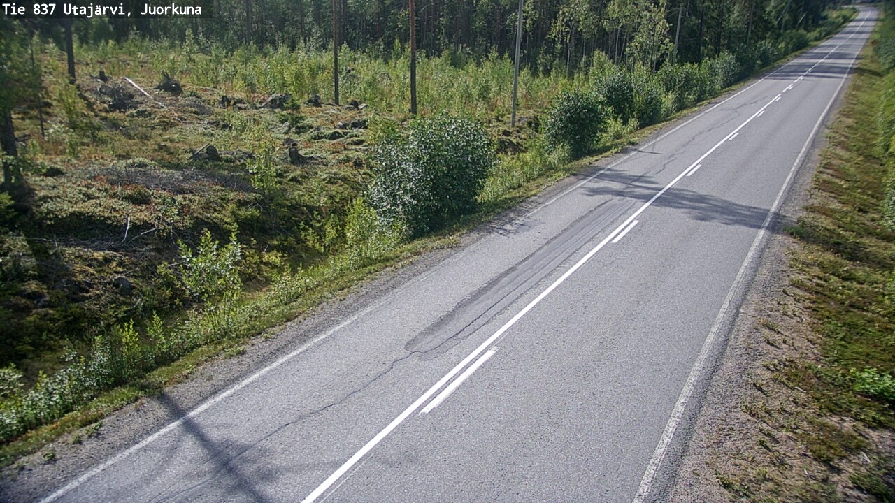Kelikamerat Kuva Tie 837 Utajärvi, Juorkuna, Utajärvi, Pohjois-Pohjanmaa