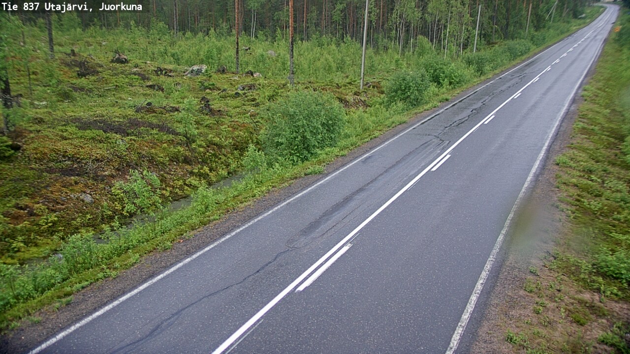 Kelikamerat Kuva Tie 837 Utajärvi, Juorkuna, Utajärvi, Pohjois-Pohjanmaa