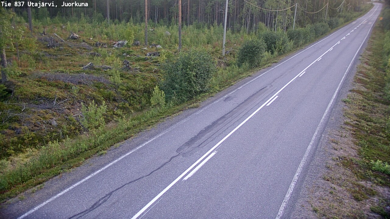 Kelikamerat Kuva Tie 837 Utajärvi, Juorkuna, Utajärvi, Pohjois-Pohjanmaa