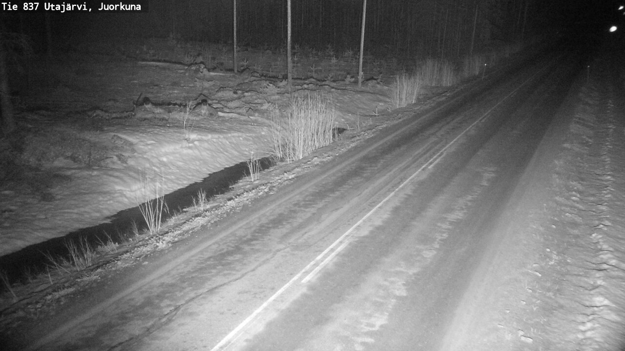 Kelikamerat Kuva Tie 837 Utajärvi, Juorkuna, Utajärvi, Pohjois-Pohjanmaa