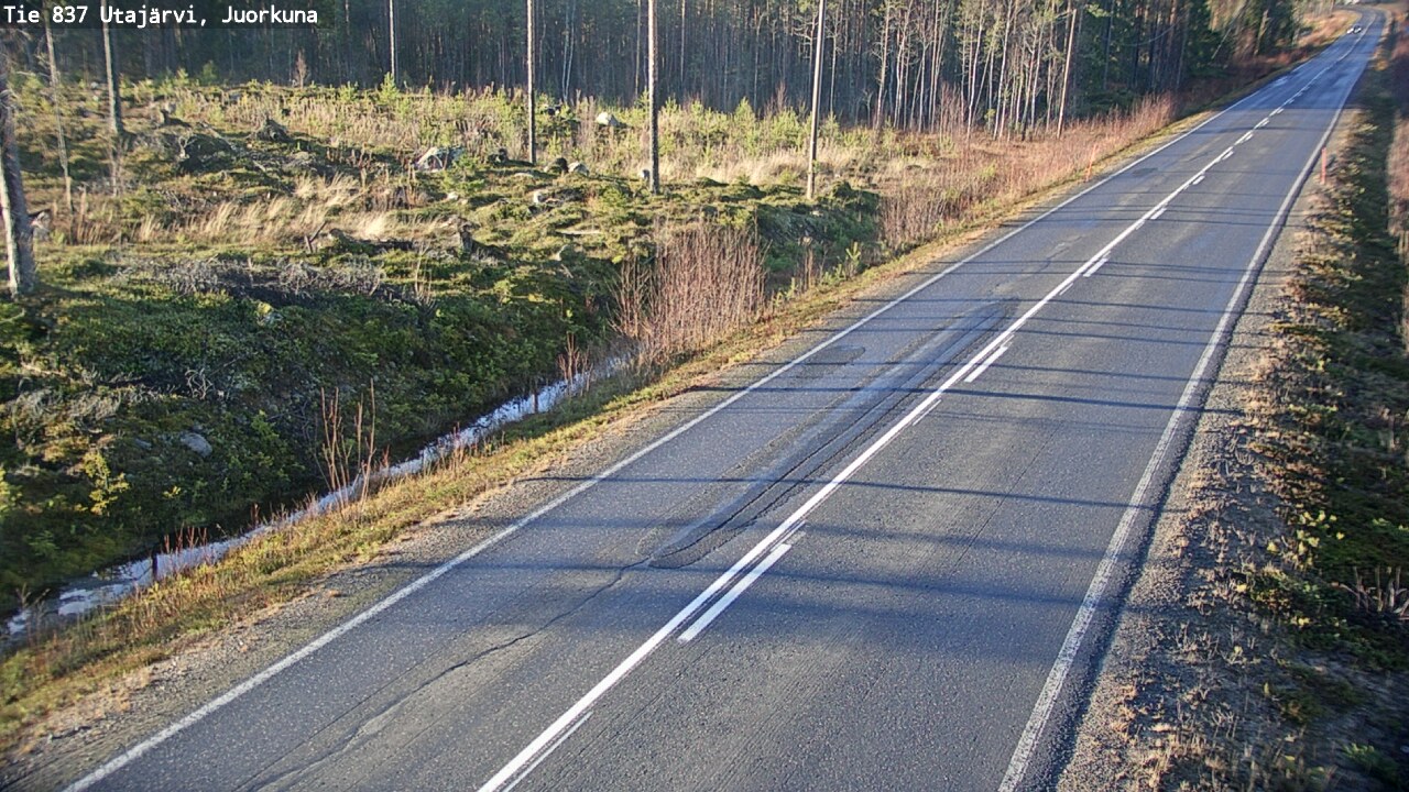 Kelikamerat Kuva Tie 837 Utajärvi, Juorkuna, Utajärvi, Pohjois-Pohjanmaa