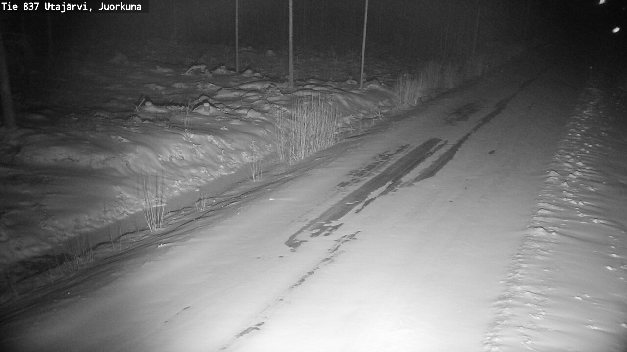 Kelikamerat Kuva Tie 837 Utajärvi, Juorkuna, Utajärvi, Pohjois-Pohjanmaa