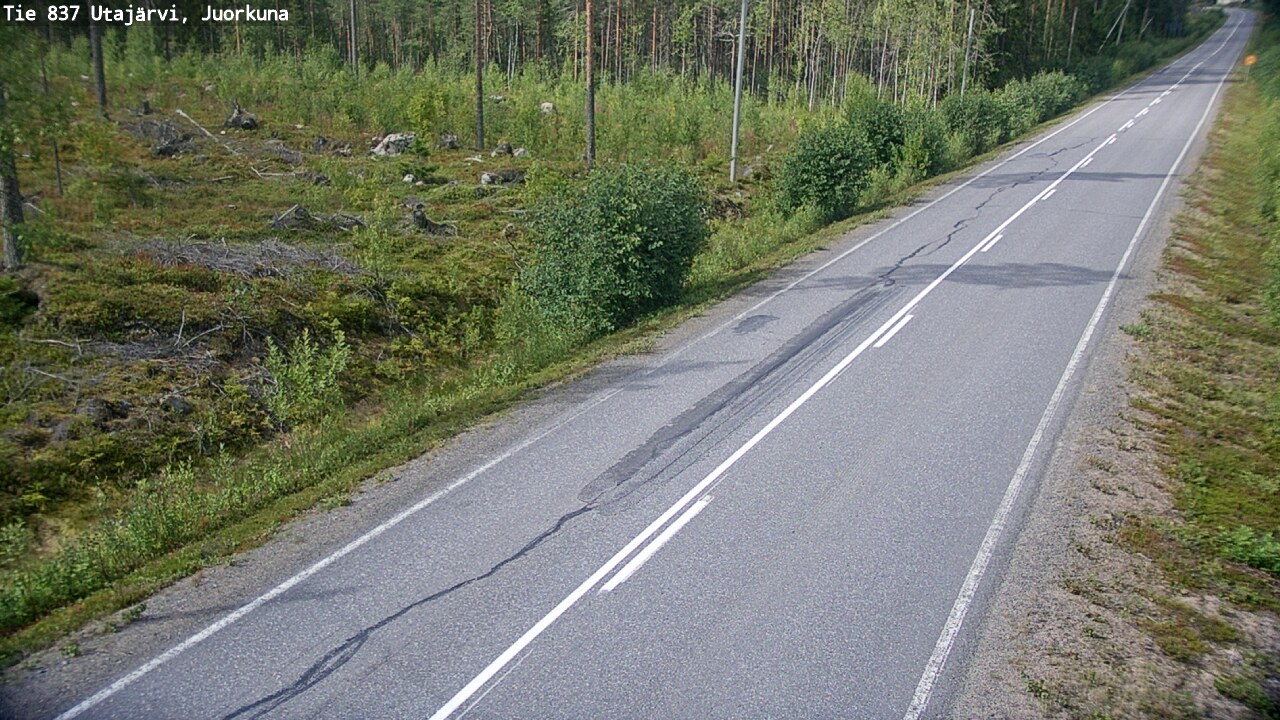 Kelikamerat Kuva Tie 837 Utajärvi, Juorkuna, Utajärvi, Pohjois-Pohjanmaa