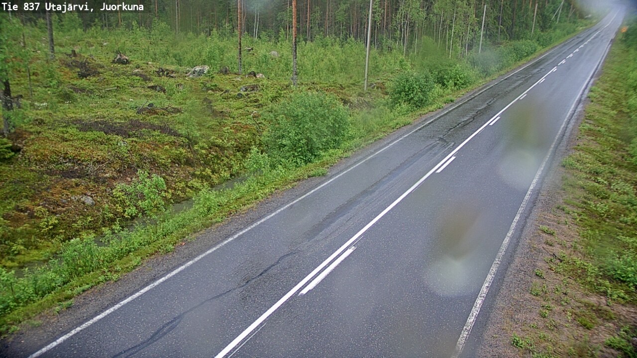 Kelikamerat Kuva Tie 837 Utajärvi, Juorkuna, Utajärvi, Pohjois-Pohjanmaa