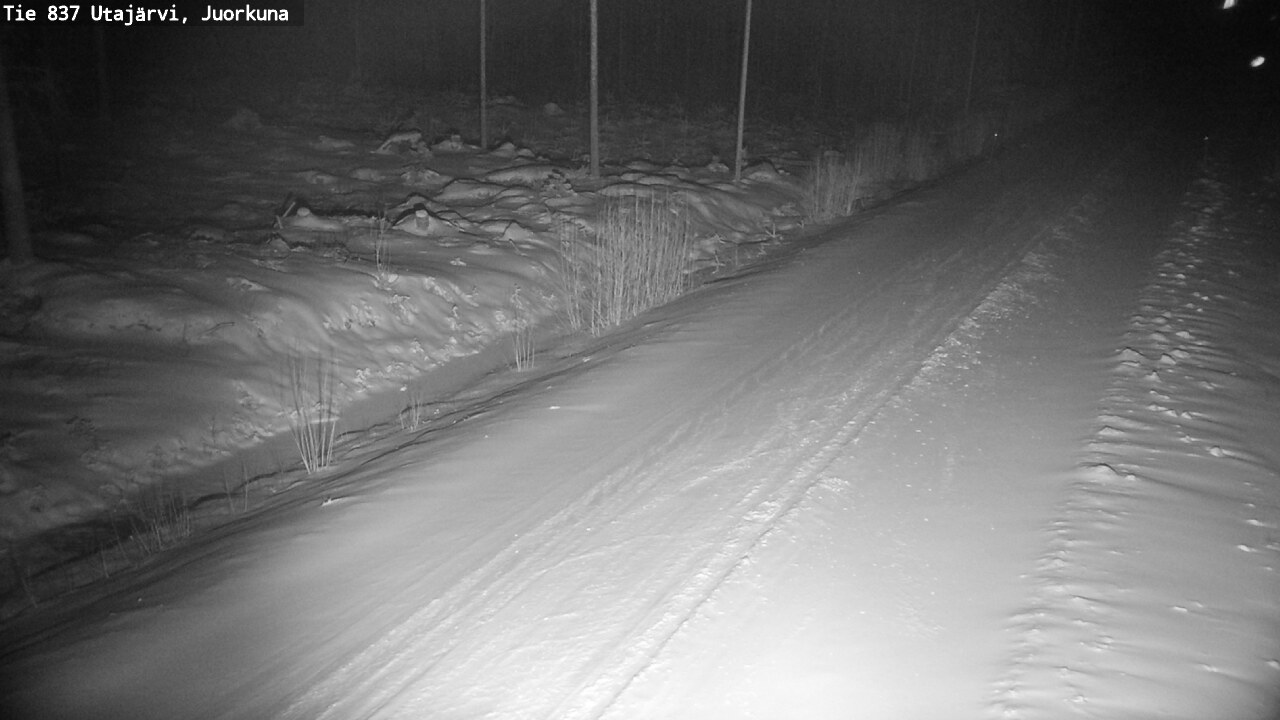 Kelikamerat Kuva Tie 837 Utajärvi, Juorkuna, Utajärvi, Pohjois-Pohjanmaa