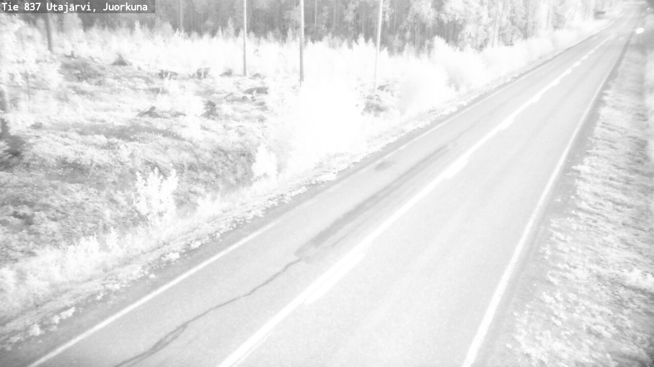 Kelikamerat Kuva Tie 837 Utajärvi, Juorkuna, Utajärvi, Pohjois-Pohjanmaa