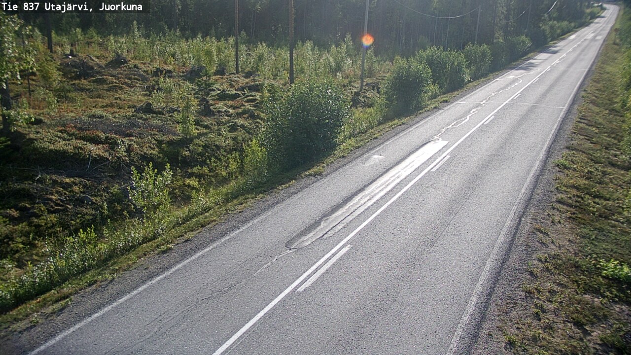 Kelikamerat Kuva Tie 837 Utajärvi, Juorkuna, Utajärvi, Pohjois-Pohjanmaa