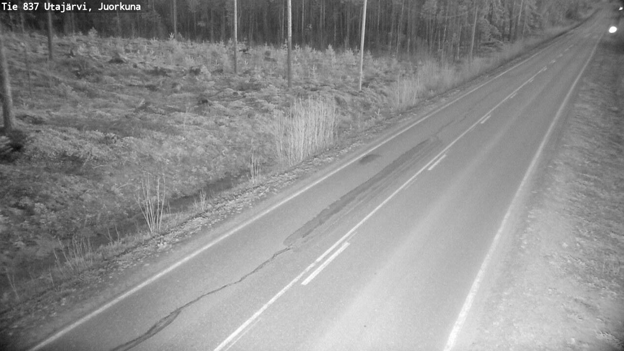 Kelikamerat Kuva Tie 837 Utajärvi, Juorkuna, Utajärvi, Pohjois-Pohjanmaa