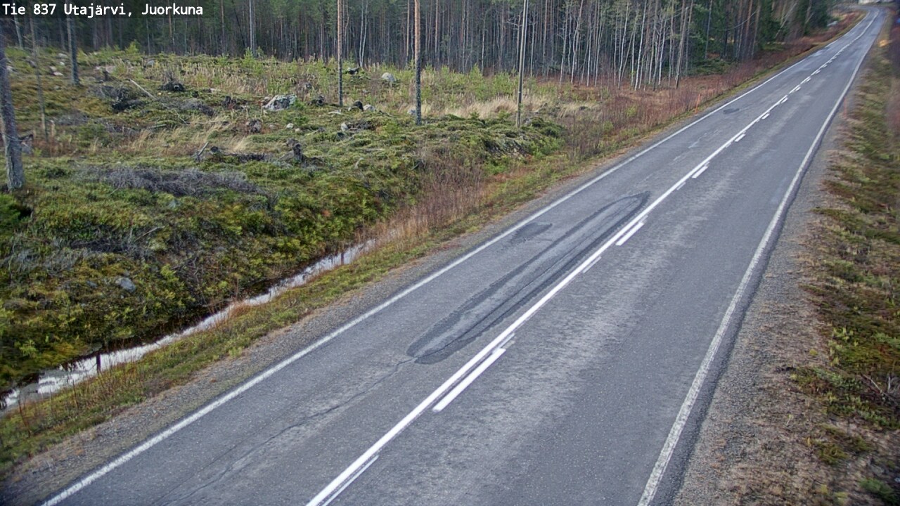 Kelikamerat Kuva Tie 837 Utajärvi, Juorkuna, Utajärvi, Pohjois-Pohjanmaa