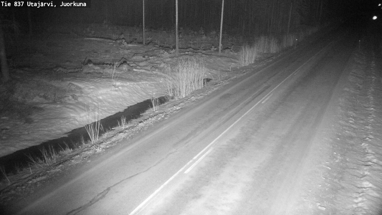 Kelikamerat Kuva Tie 837 Utajärvi, Juorkuna, Utajärvi, Pohjois-Pohjanmaa