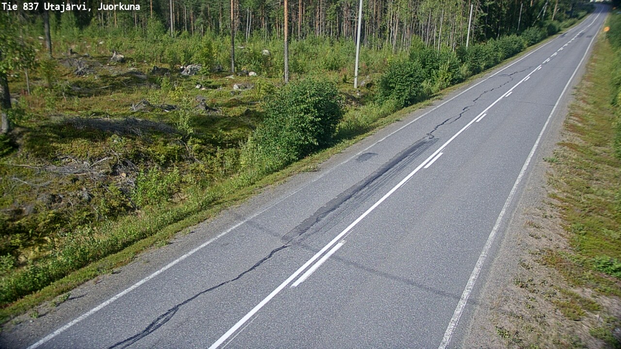 Kelikamerat Kuva Tie 837 Utajärvi, Juorkuna, Utajärvi, Pohjois-Pohjanmaa