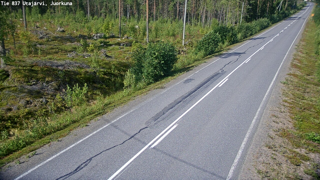 Kelikamerat Kuva Tie 837 Utajärvi, Juorkuna, Utajärvi, Pohjois-Pohjanmaa