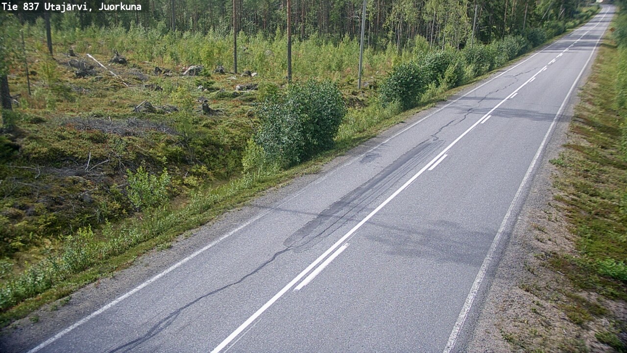 Kelikamerat Kuva Tie 837 Utajärvi, Juorkuna, Utajärvi, Pohjois-Pohjanmaa