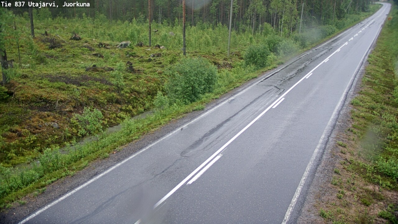 Kelikamerat Kuva Tie 837 Utajärvi, Juorkuna, Utajärvi, Pohjois-Pohjanmaa