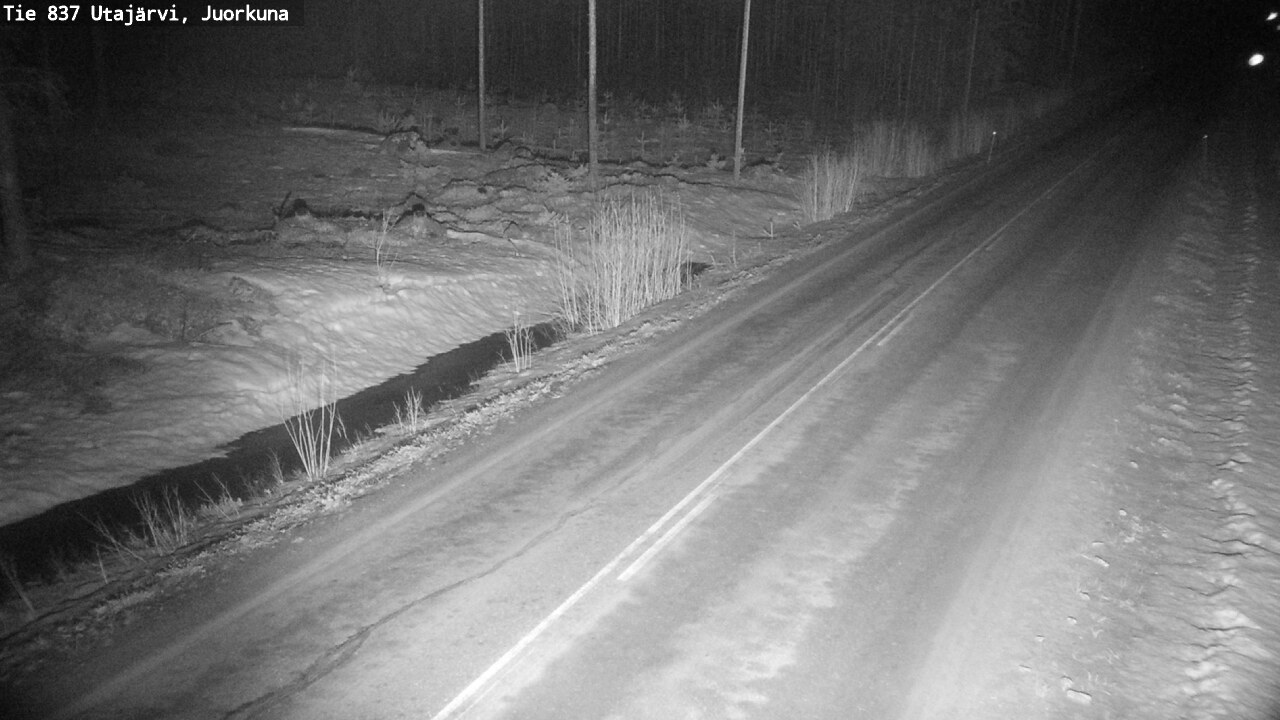 Kelikamerat Kuva Tie 837 Utajärvi, Juorkuna, Utajärvi, Pohjois-Pohjanmaa