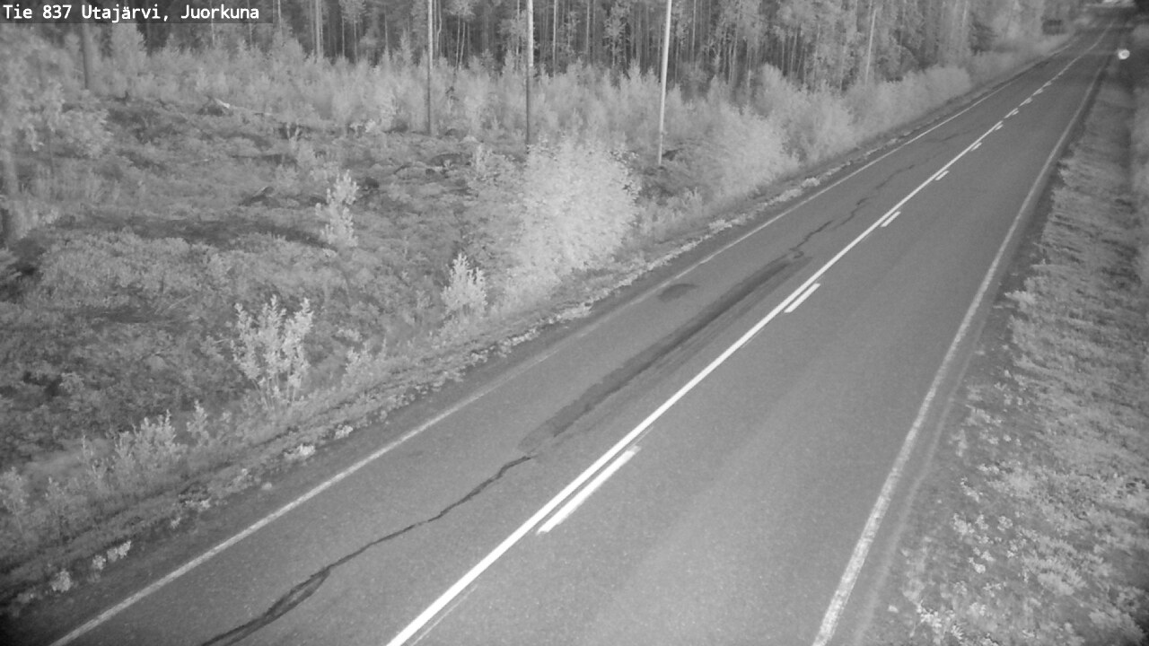 Kelikamerat Kuva Tie 837 Utajärvi, Juorkuna, Utajärvi, Pohjois-Pohjanmaa