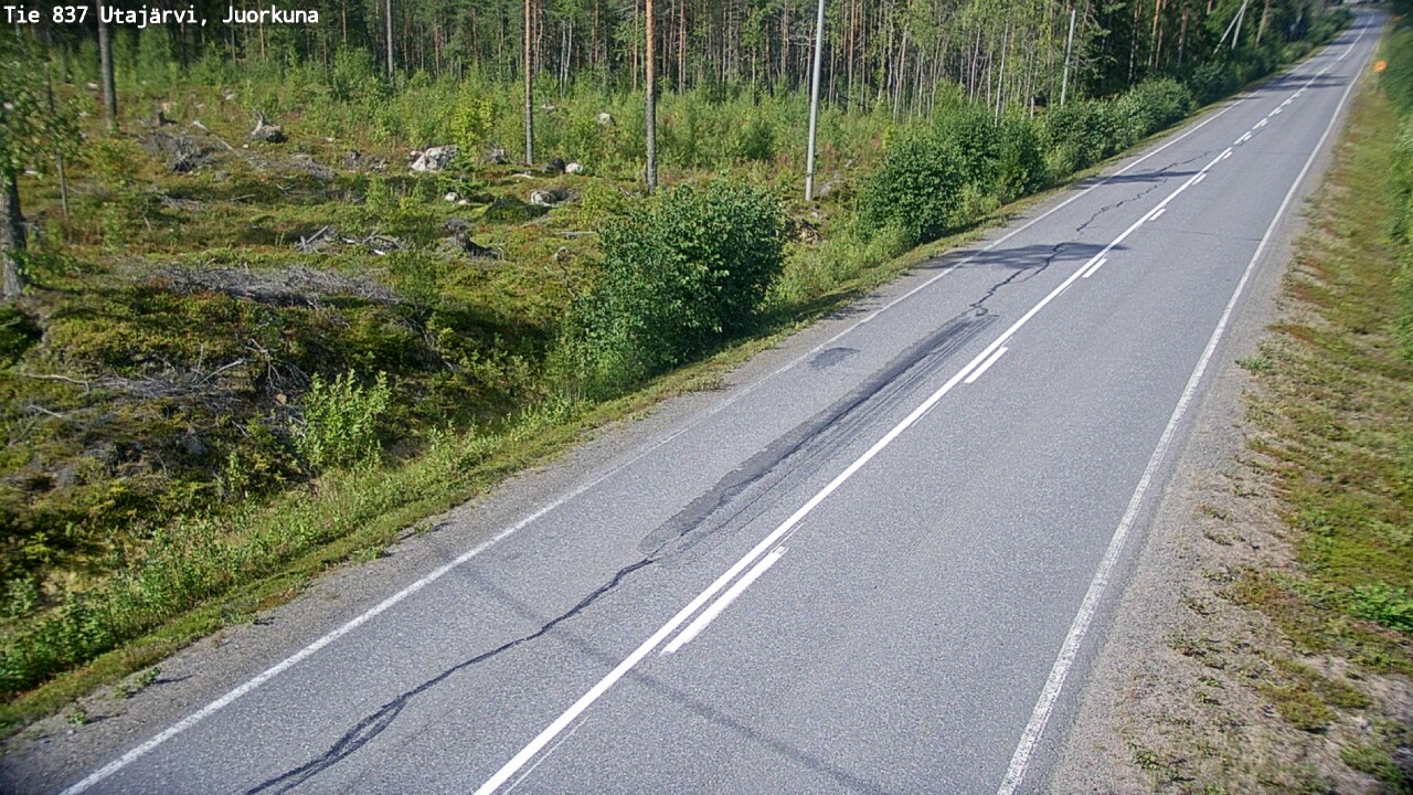 Kelikamerat Kuva Tie 837 Utajärvi, Juorkuna, Utajärvi, Pohjois-Pohjanmaa