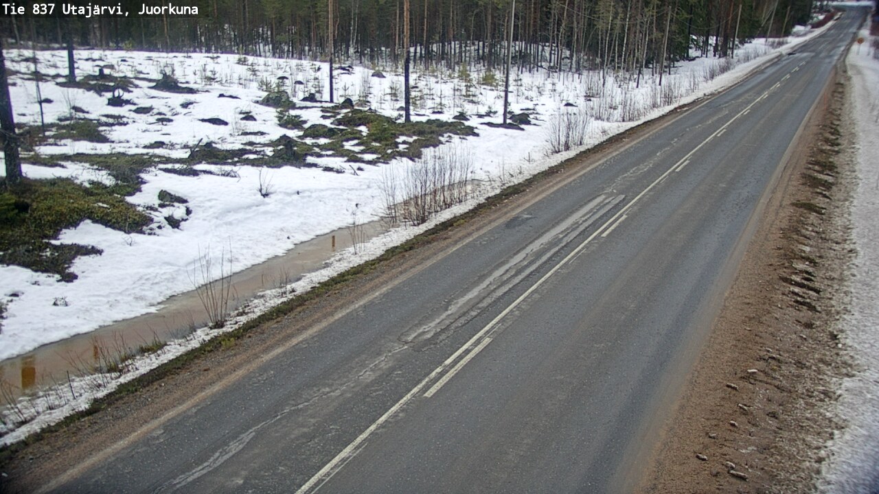Kelikamerat Kuva Tie 837 Utajärvi, Juorkuna, Utajärvi, Pohjois-Pohjanmaa