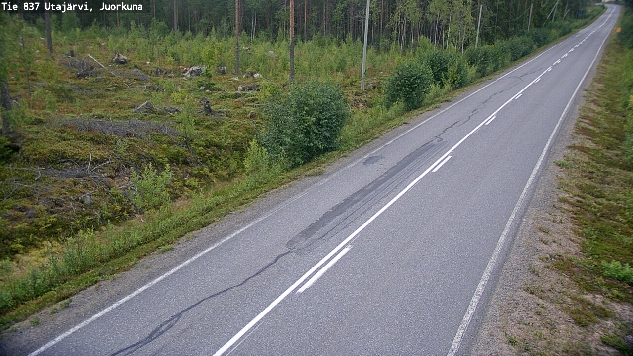 Kelikamerat Kuva Tie 837 Utajärvi, Juorkuna, Utajärvi, Pohjois-Pohjanmaa