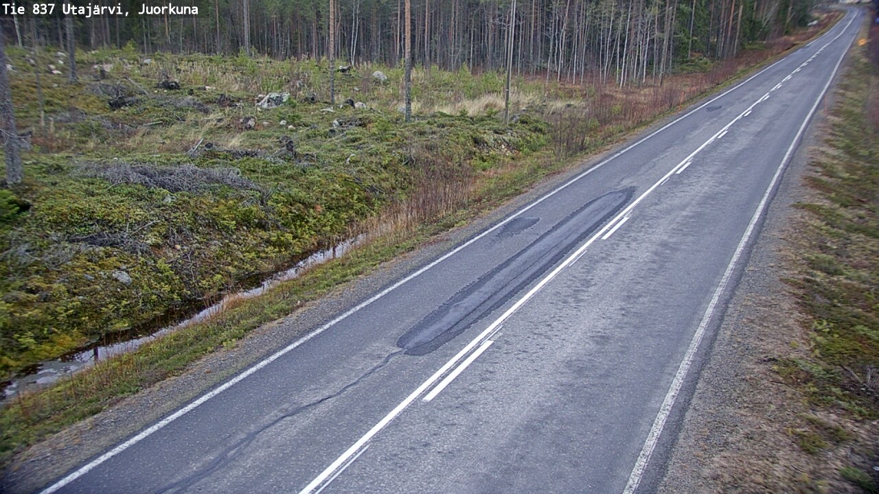 Kelikamerat Kuva Tie 837 Utajärvi, Juorkuna, Utajärvi, Pohjois-Pohjanmaa