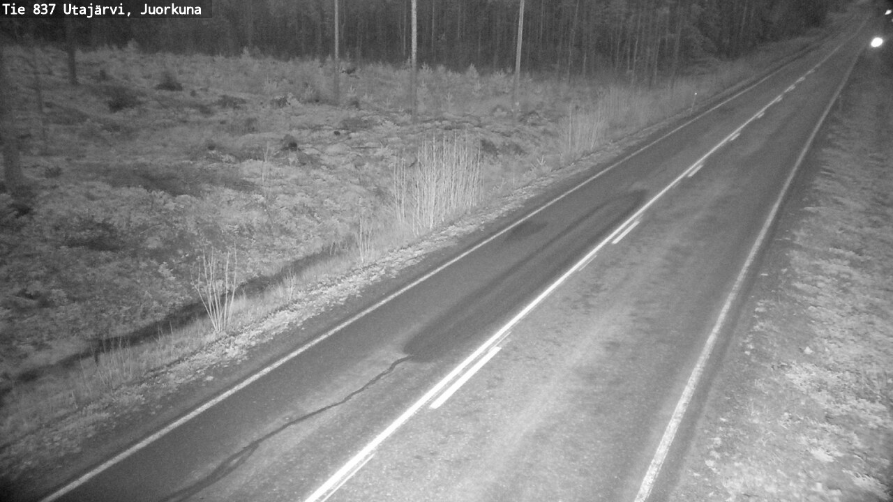 Kelikamerat Kuva Tie 837 Utajärvi, Juorkuna, Utajärvi, Pohjois-Pohjanmaa