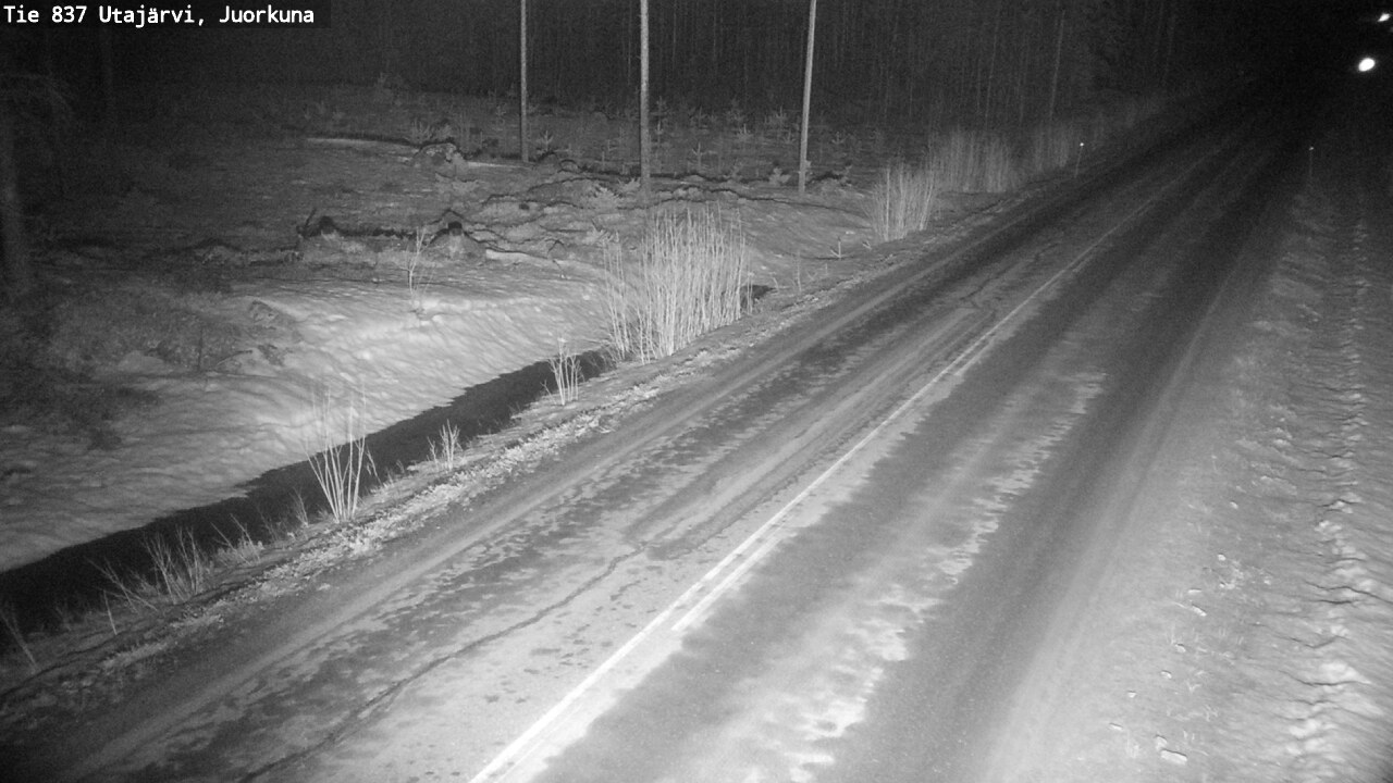 Kelikamerat Kuva Tie 837 Utajärvi, Juorkuna, Utajärvi, Pohjois-Pohjanmaa