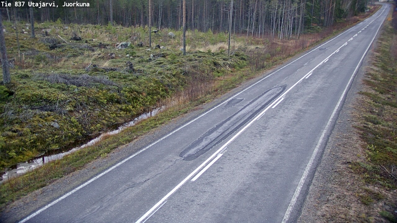 Kelikamerat Kuva Tie 837 Utajärvi, Juorkuna, Utajärvi, Pohjois-Pohjanmaa