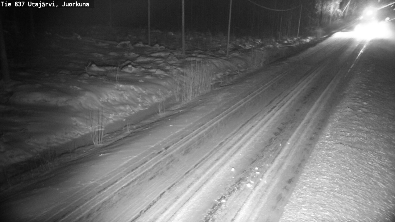 Kelikamerat Kuva Tie 837 Utajärvi, Juorkuna, Utajärvi, Pohjois-Pohjanmaa