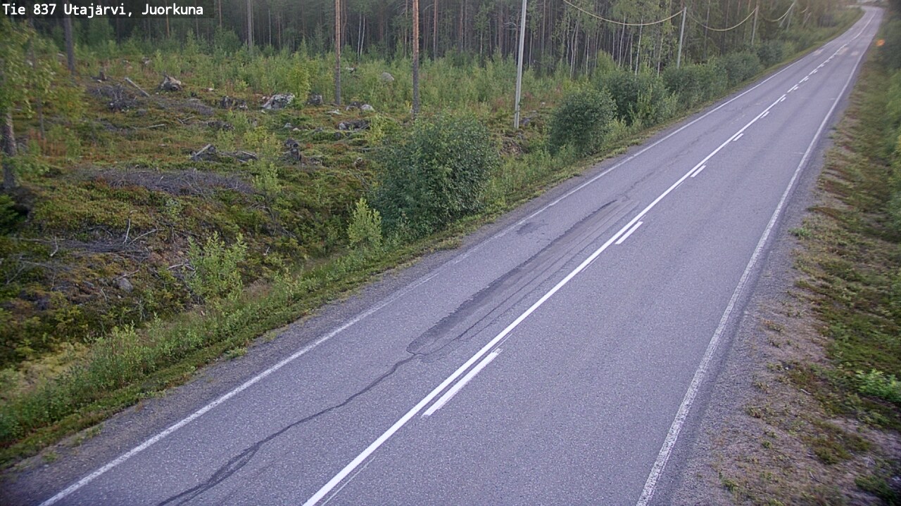 Kelikamerat Kuva Tie 837 Utajärvi, Juorkuna, Utajärvi, Pohjois-Pohjanmaa