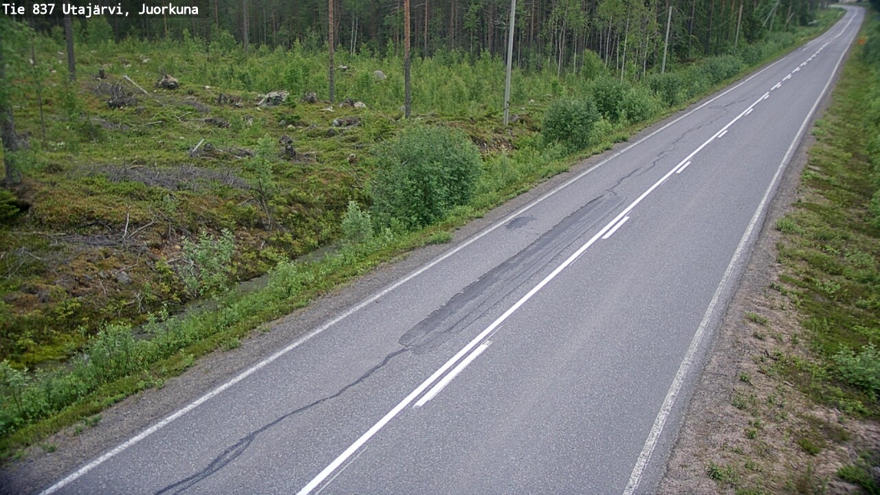 Kelikamerat Kuva Tie 837 Utajärvi, Juorkuna, Utajärvi, Pohjois-Pohjanmaa