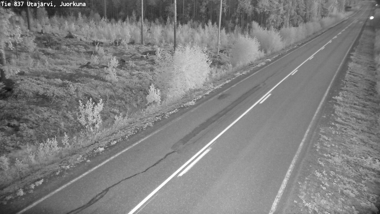 Kelikamerat Kuva Tie 837 Utajärvi, Juorkuna, Utajärvi, Pohjois-Pohjanmaa