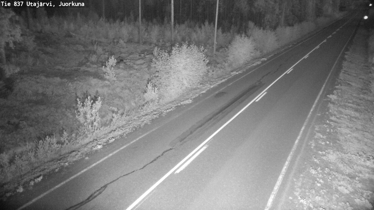 Kelikamerat Kuva Tie 837 Utajärvi, Juorkuna, Utajärvi, Pohjois-Pohjanmaa