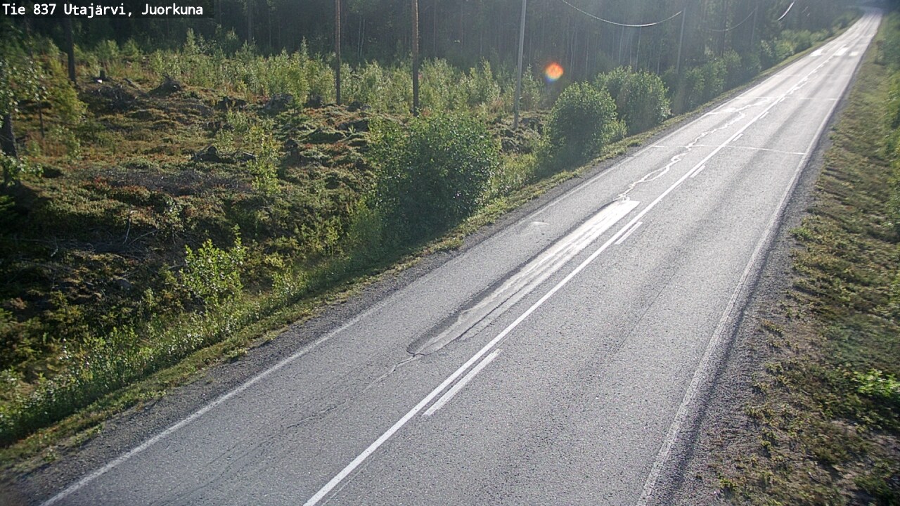 Kelikamerat Kuva Tie 837 Utajärvi, Juorkuna, Utajärvi, Pohjois-Pohjanmaa