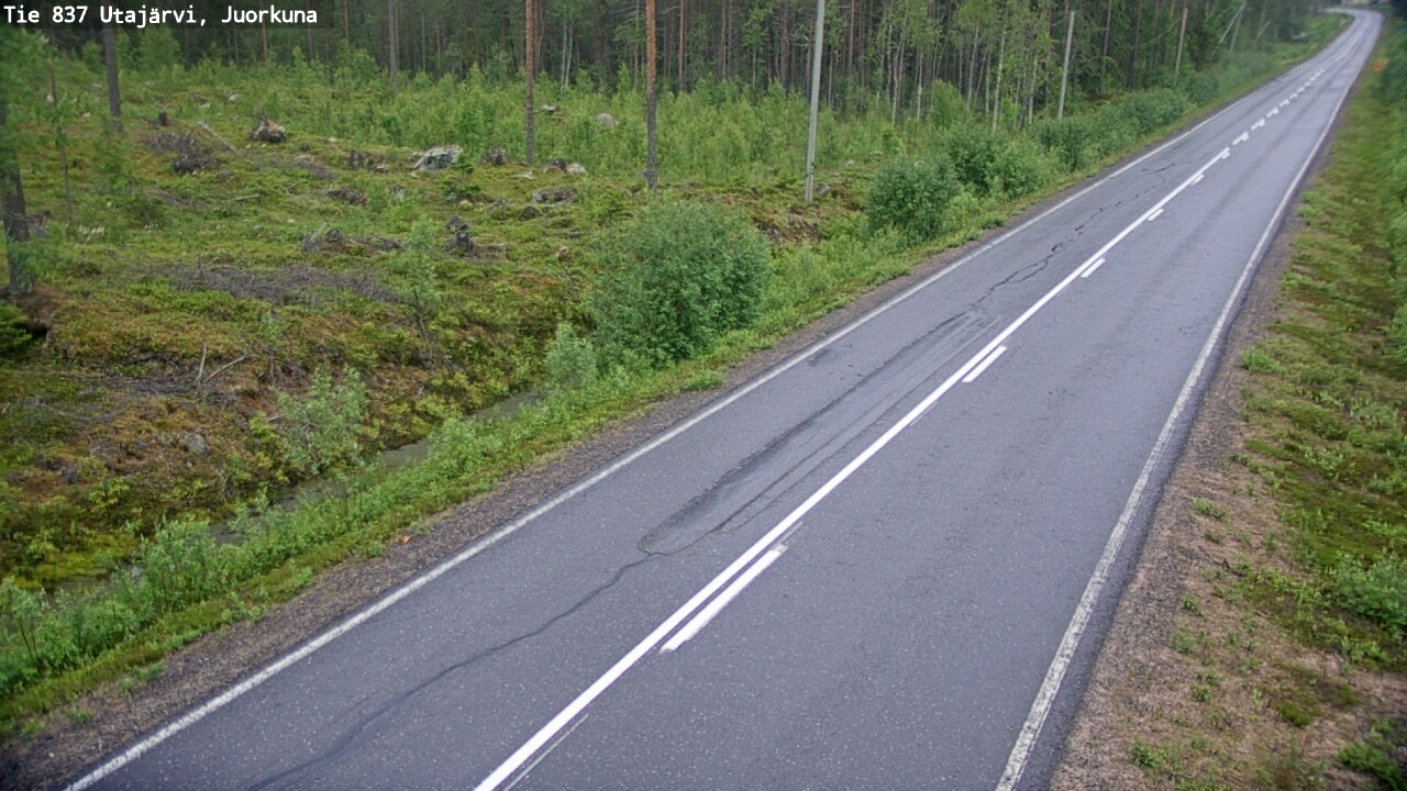 Kelikamerat Kuva Tie 837 Utajärvi, Juorkuna, Utajärvi, Pohjois-Pohjanmaa