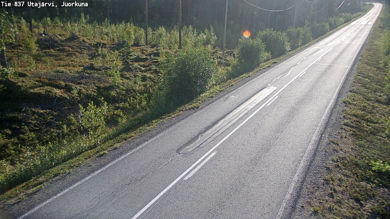 Kelikamerat Kuva Tie 837 Utajärvi, Juorkuna, Utajärvi, Pohjois-Pohjanmaa