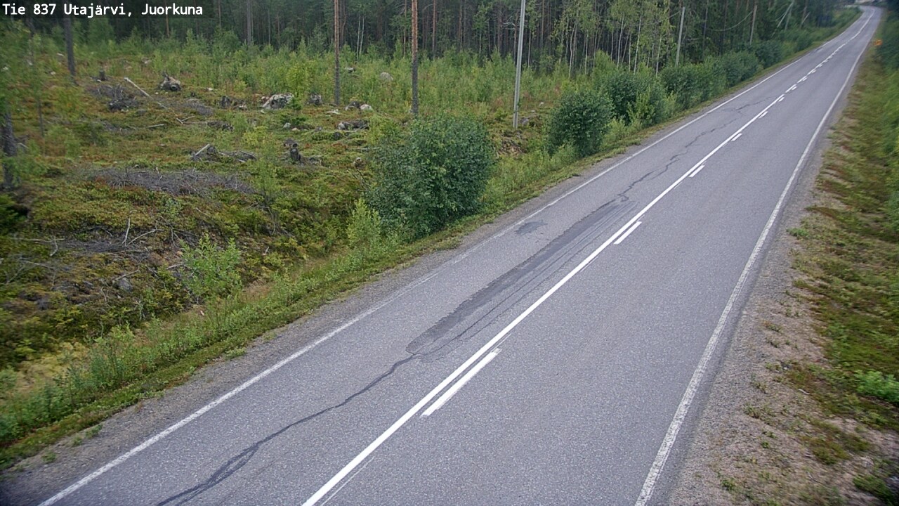 Kelikamerat Kuva Tie 837 Utajärvi, Juorkuna, Utajärvi, Pohjois-Pohjanmaa