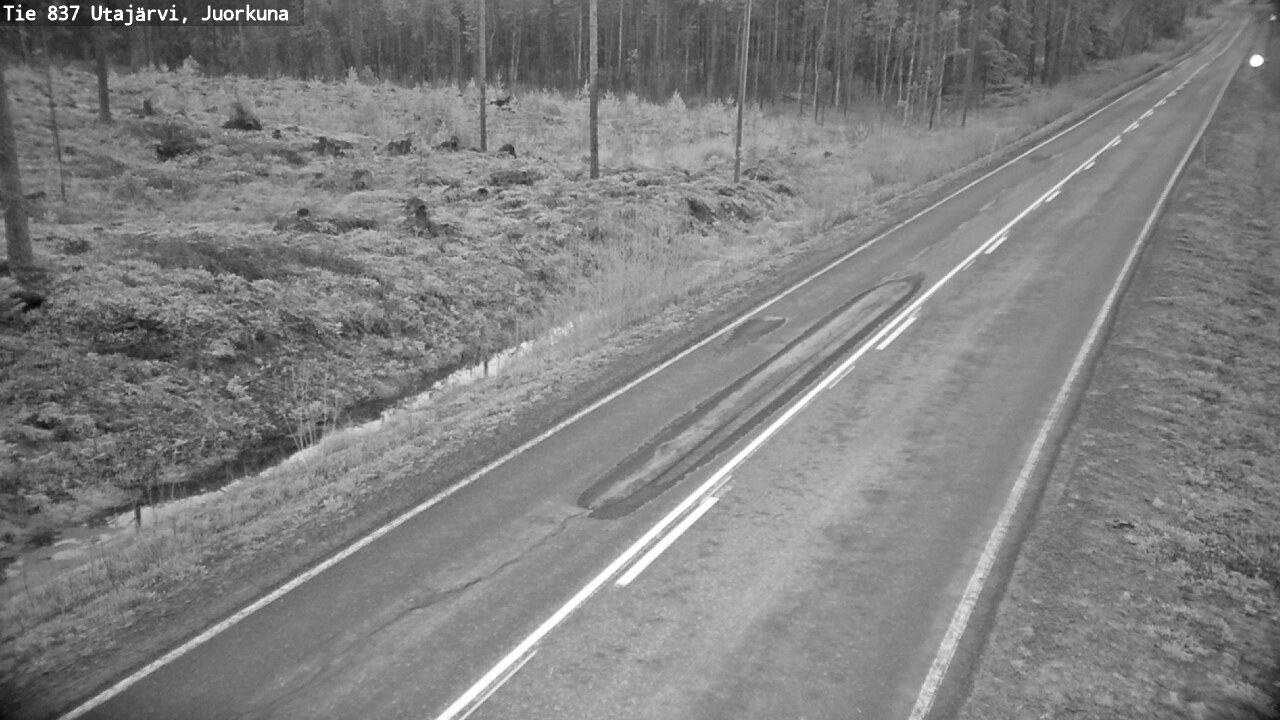 Kelikamerat Kuva Tie 837 Utajärvi, Juorkuna, Utajärvi, Pohjois-Pohjanmaa