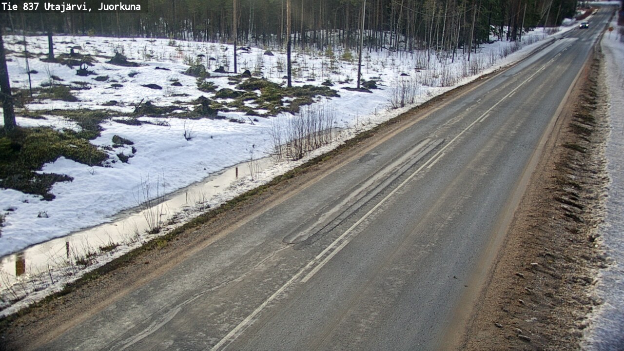 Kelikamerat Kuva Tie 837 Utajärvi, Juorkuna, Utajärvi, Pohjois-Pohjanmaa